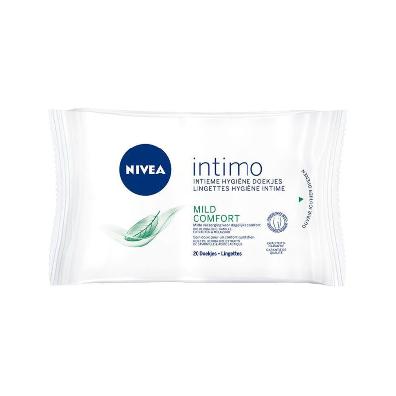 Nivea Intimo Mild chusteczki nawilżane do higieny intymnej 20szt