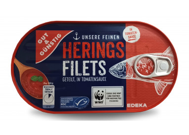 Gut & Gunstig Herings Filets Tomatensauce śledzie 200g