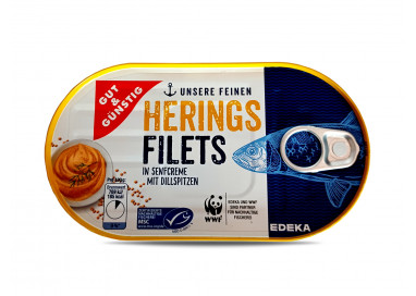 Gut & Gunstig Herings Filets Senfcreme śledzie 200g