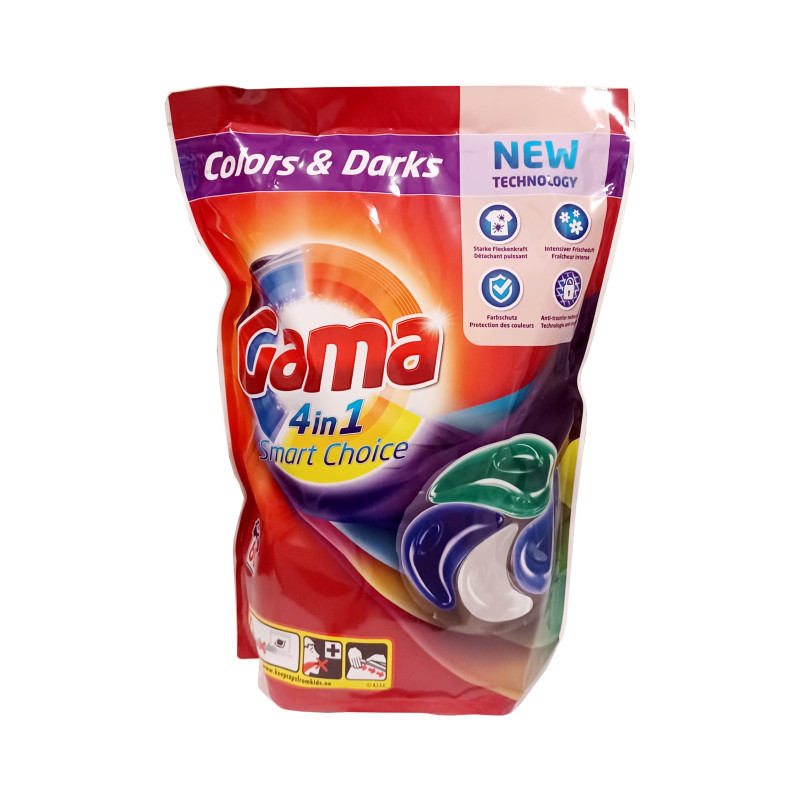 Gama Smart Colors & Darks 4in1 kapsułki do prania 60szt