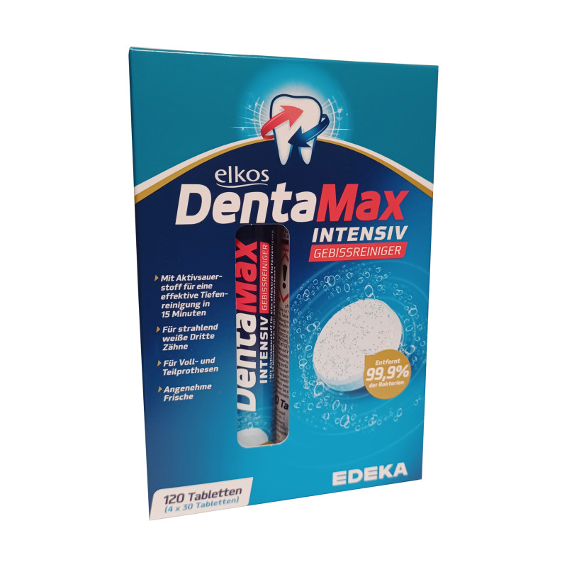 Elkos DentaMax Gebissreiniger tabletki do czyszczenia protez 4x30szt