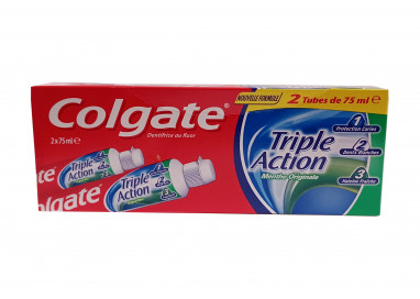 Colgate Triple Action pasta do zębów 2x75ml