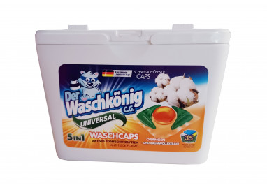 Der Waschkonig Universal Orangen 5in1 kapsułki 35szt