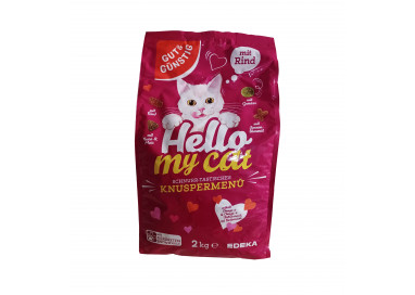 Gut & Gunstig Hello My Cat Rind sucha karma dla kota 2kg