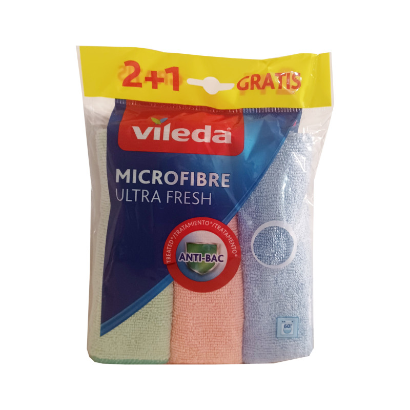 Vileda Microfibre Ultra Fresh ścierka 3szt