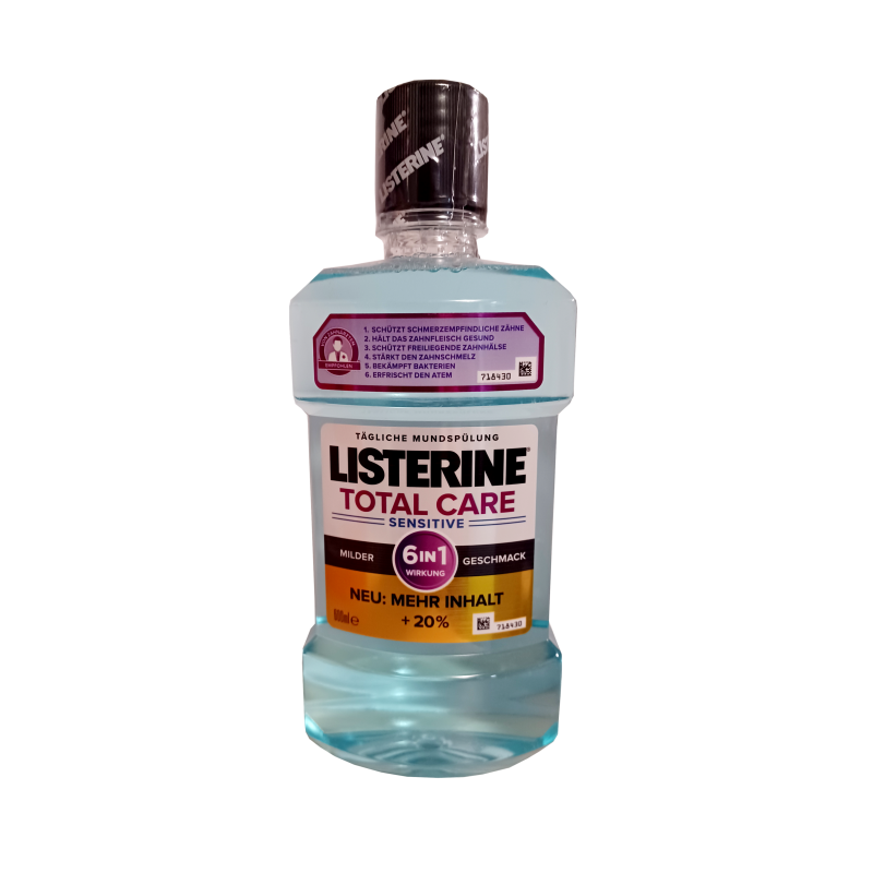 Listerine Total Care Sensitive do płukania jamy ustnej 600ml