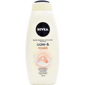 Nivea 750ml żel pod prysznic Care & Roses