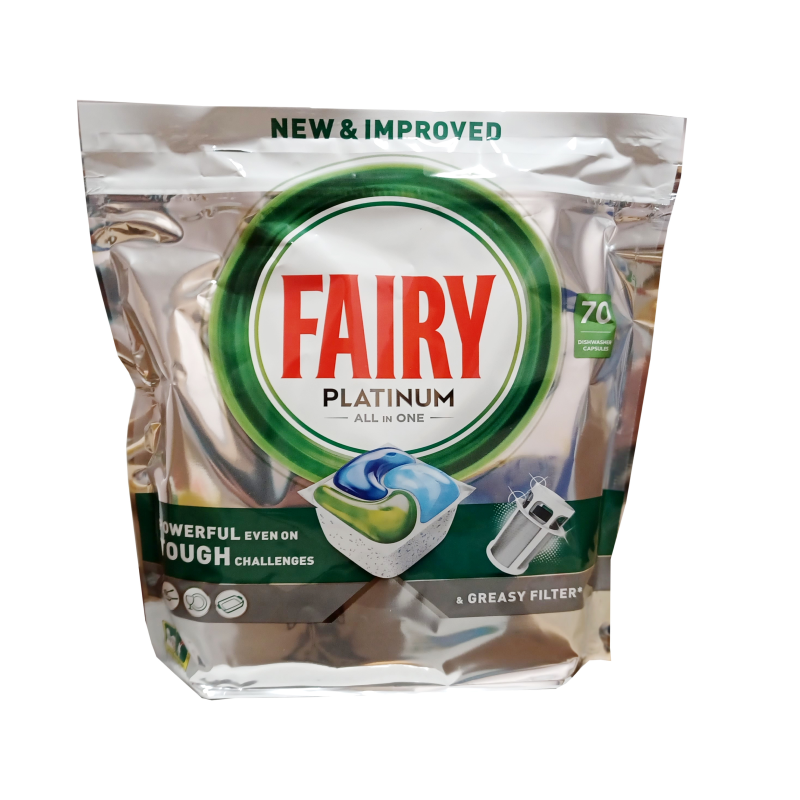 Fairy Platinum All inOne kapsułki do zmywarki 70szt