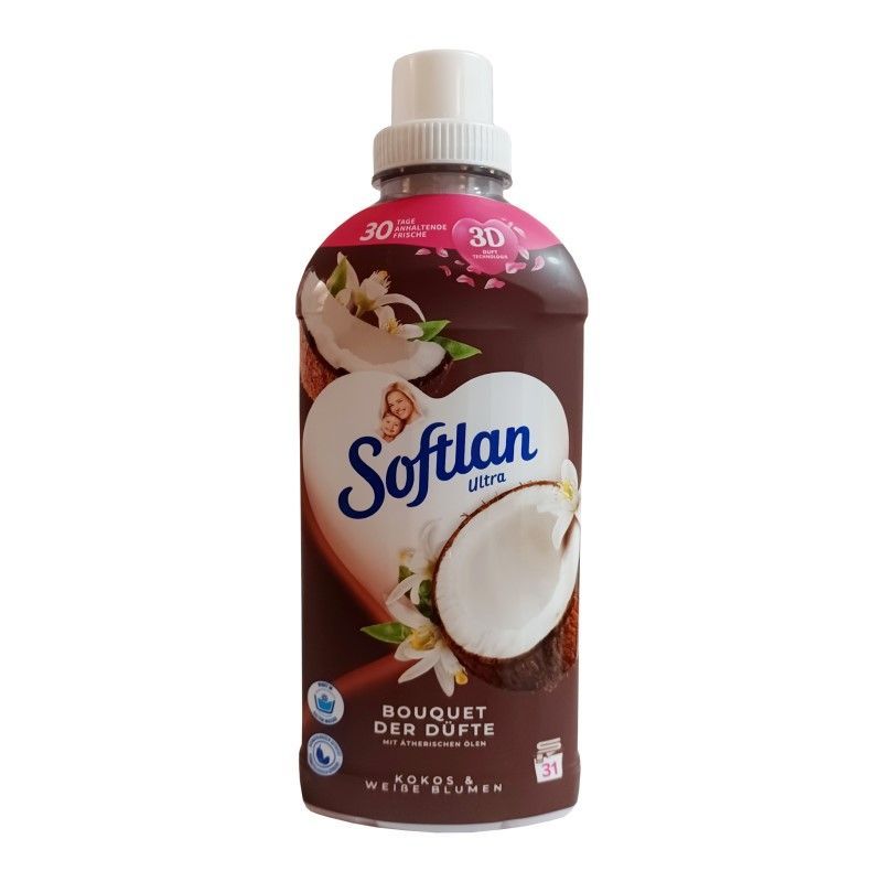 Softlan Ultra Kokos płyn do płukania 31p 650ml