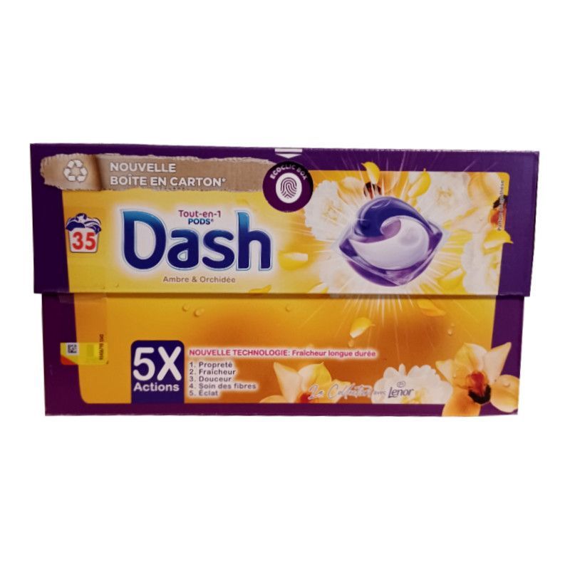 Dash Tout-en-1 Pods Ambre & Orchidee kapsułki 35szt