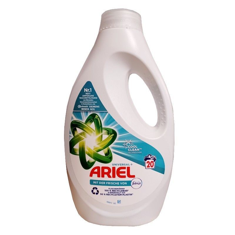 Ariel Universal+ żel do prania Febreze 1L