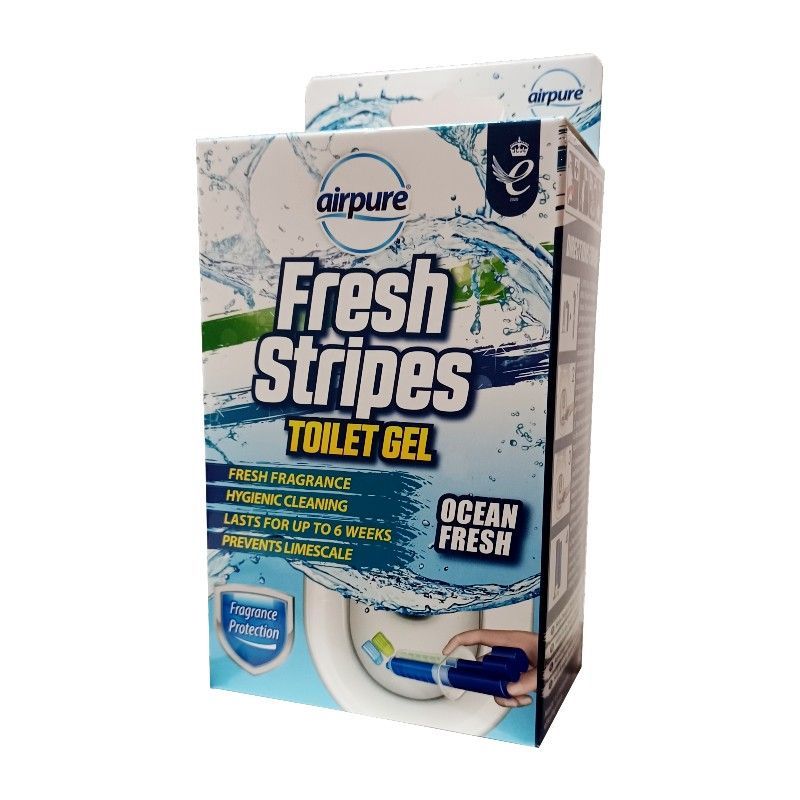 Airpure Fresh Stripes Ocean Fresh pasek żelowy do WC 45ml