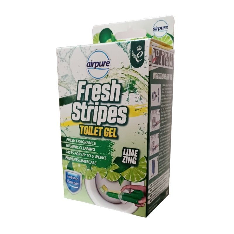 Airpure Fresh Stripes Lime Zing pasek żelowy do WC 45ml