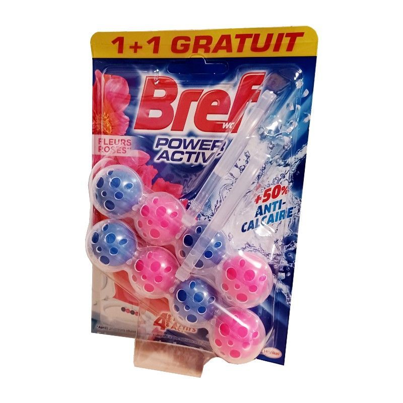 Bref Power Activ Fleurs Roses zawieszka 2x50g