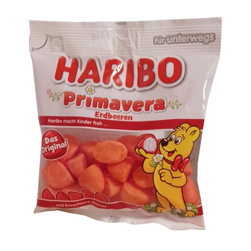 Haribo Primavera żelki truskawkowe 100g