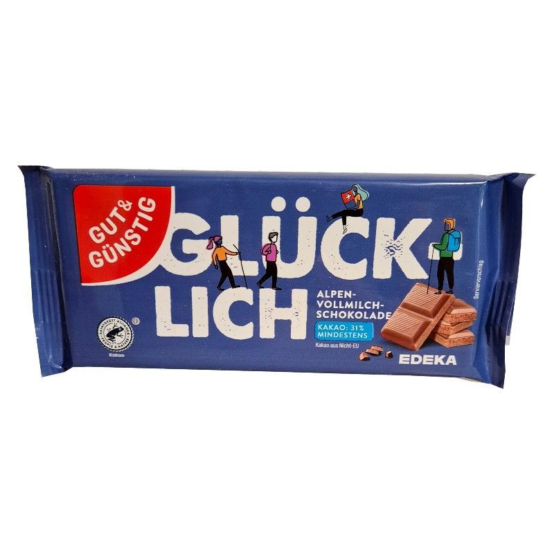 Gut & Gunstig Alpen Vollmilch czekolada 100g