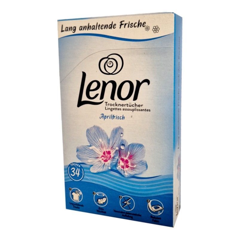 Lenor Aprilfrisch chusteczki zapachowe do prania 34szt