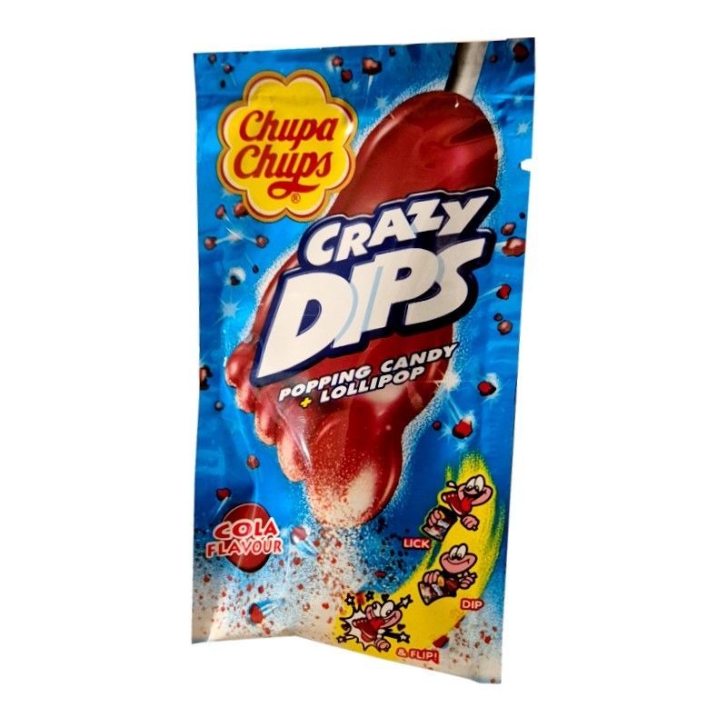 Chupa Chups Crazy Dips Cola lizak 1szt 14g