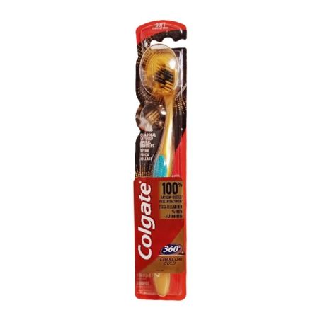 Colgate szczoteczka Charcoal Gold Soft 360 (miękka)