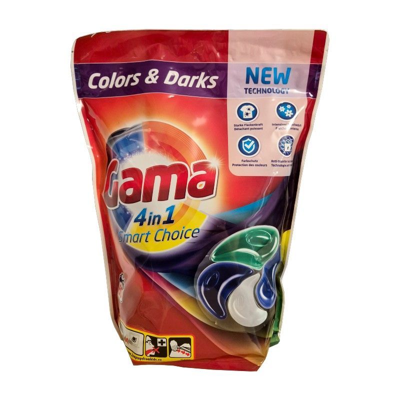 Gama Smart Colors & Darks 4in1 kapsułki do prania 60szt