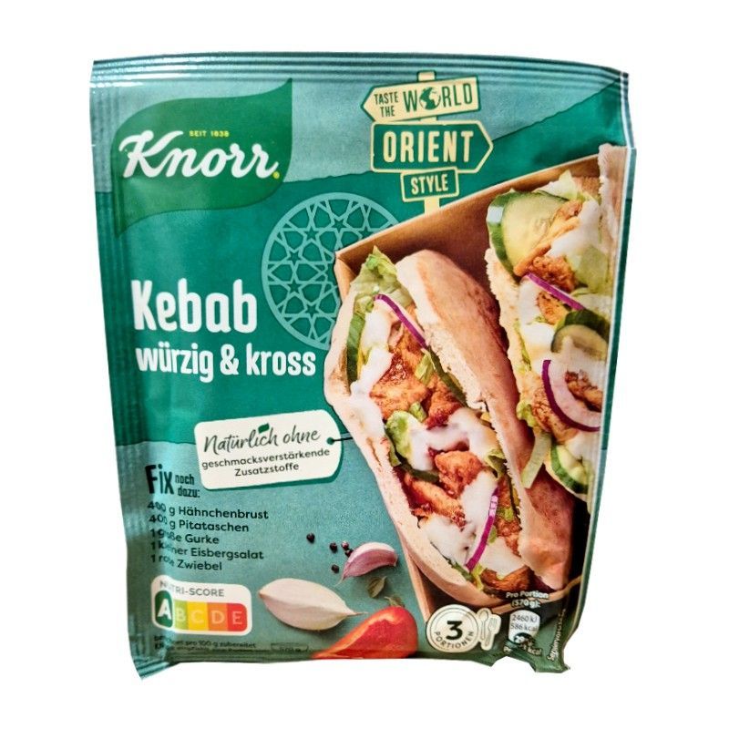 Knorr Kebab wurzig & kross fix do kurczaka 30g