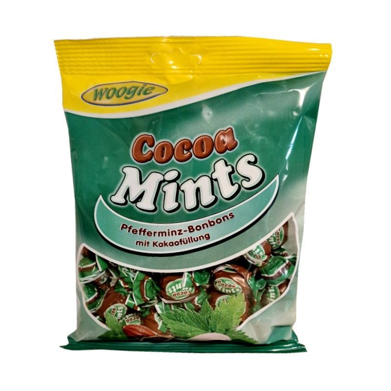 Woogie Cocoa Mints cukierki 150g