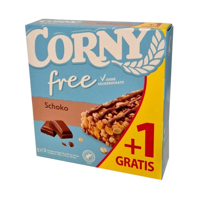 Corny free Schoko batony bez cukru 6+1szt 140g