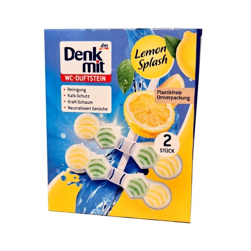 Denkmit Lemon Splash zawieszka WC 2szt 2x48g