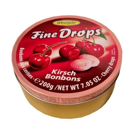 Woogie Fine Drops Kirsch cukierki 200g