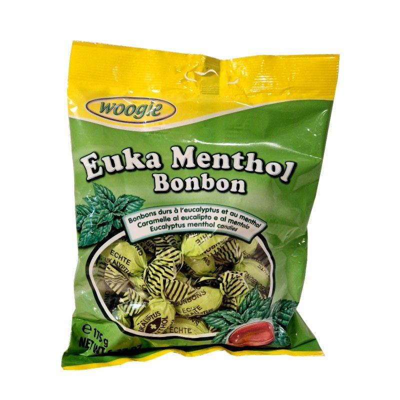 Woogie Euka Menthol Bonbon cukierki 175g