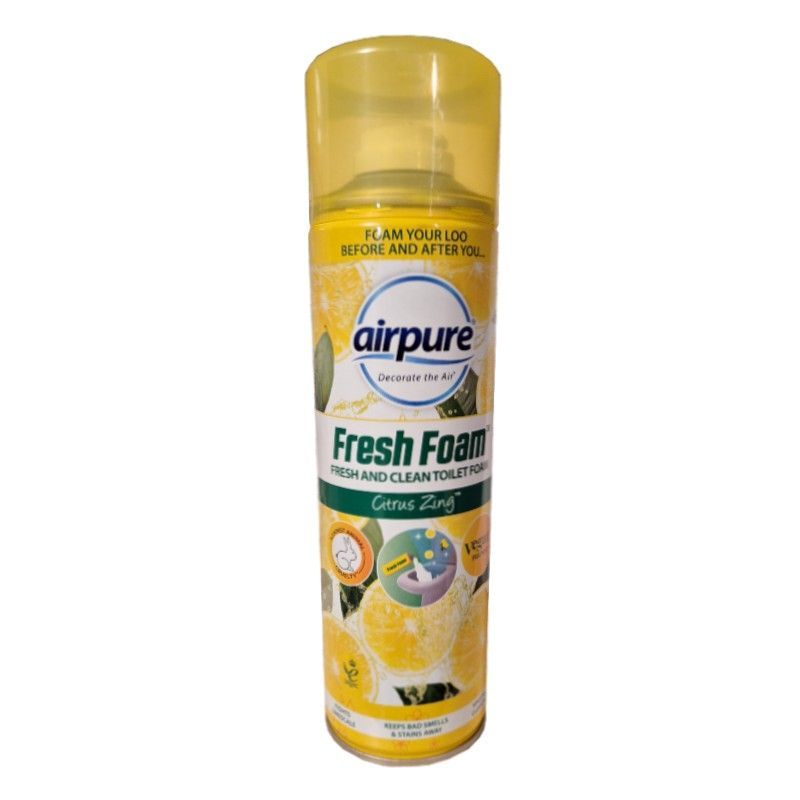 Airpure Fresh Citrus Zing pianka do WC 500ml