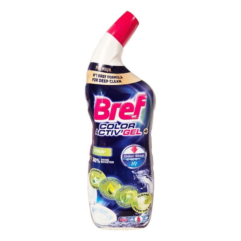 Bref Color Activ Citrus żel do WC 700ml