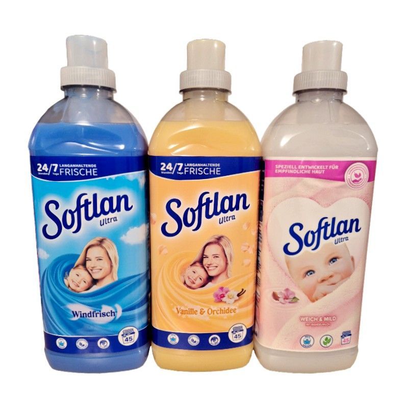 Softlan Ultra płyn do płukania zestaw 3szt