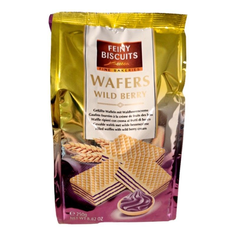 Feiny Biscuits Wafers Wild Berry wafelki 250g