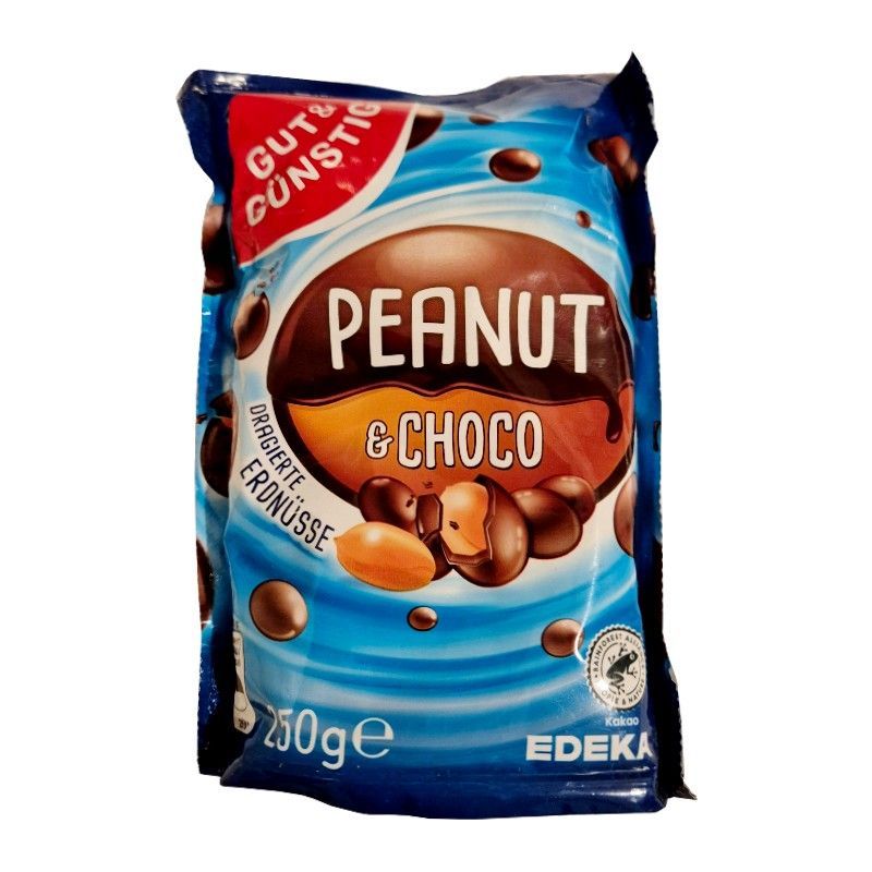 Gut & Gunstig Peanut & Choco orzeszki w czekoladzie 250g