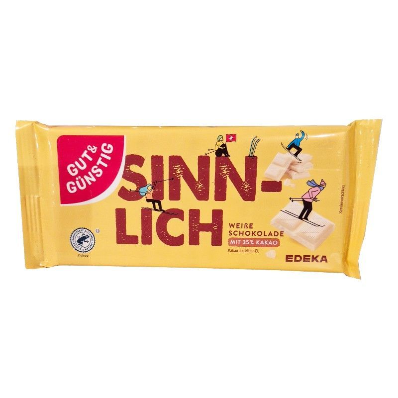Gut & Gunstig Sinnlich biała czekolada 100g