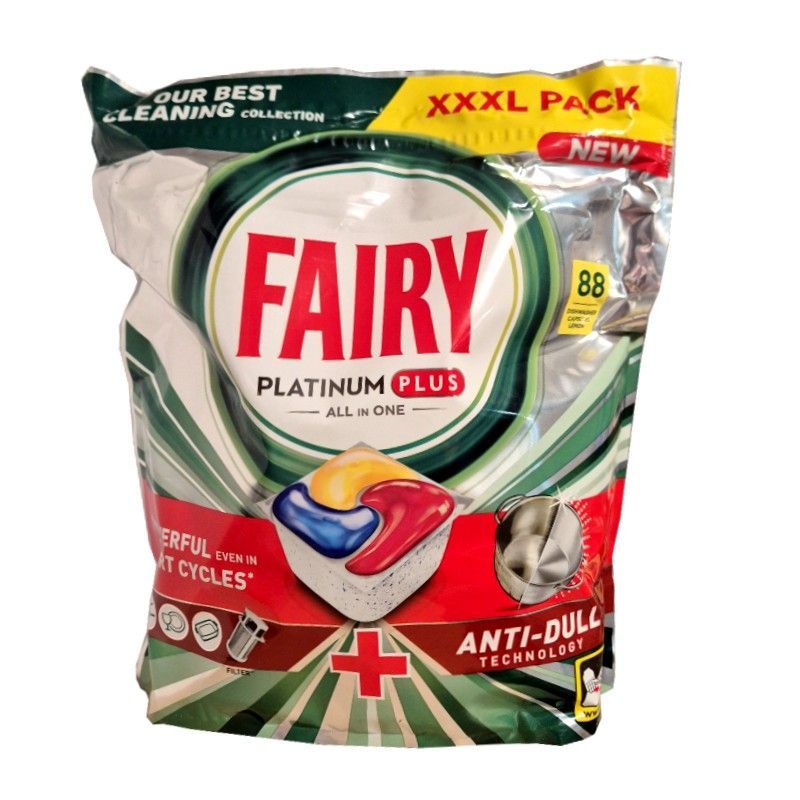 Fairy Platinum Plus All in One kapsułki do zmywarki 88szt Fairy Platinum Plus All in One kapsułki do zmywarki 88szt