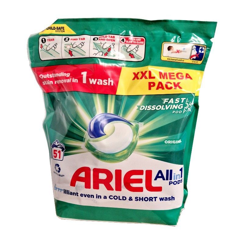Ariel Allin1 Pods Original kapsułki do prania 51szt