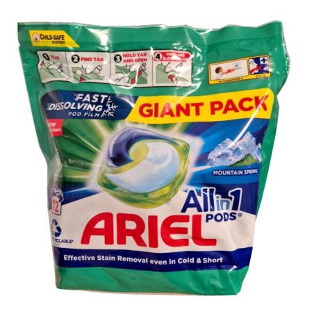 Ariel Allin1 Pods Mountain Spring kapsułki do prania 72szt