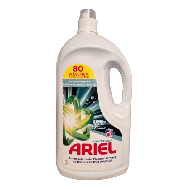 Ariel Universal+ Touch of Lenor Unstoppables żel do prania 80p 4L