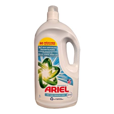Ariel Universal+ Febreze żel do prania 80p 4L