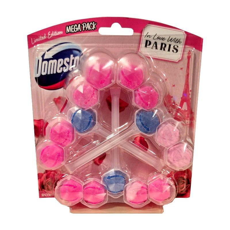 Domestos Romantic Rose zawieszka do WC 3x55g
