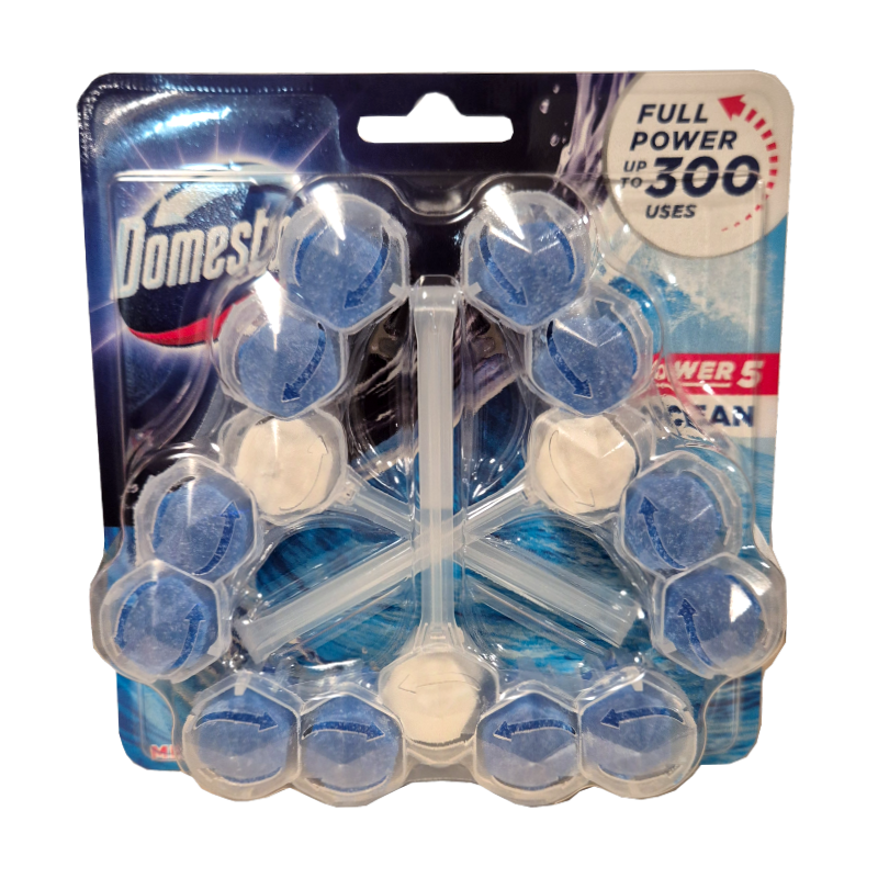 Domestos Power 5 Ocean zawieszka WC 3x55g