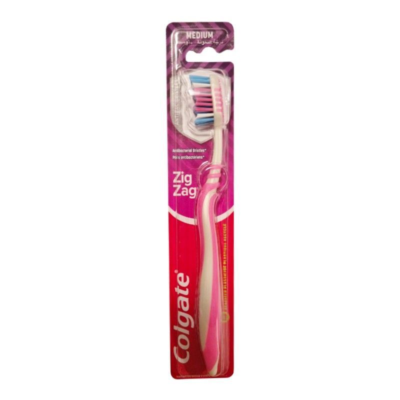 Colgate Zig Zag Medium szczoteczka do zębów 1szt Colgate Zig Zag Medium szczoteczka do zębów 1szt