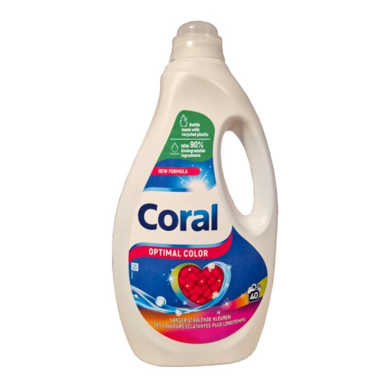 Coral Optimal Color płyn do pranial 40p 1,8L Coral Optimal Color płyn do pranial 40p 1,8L