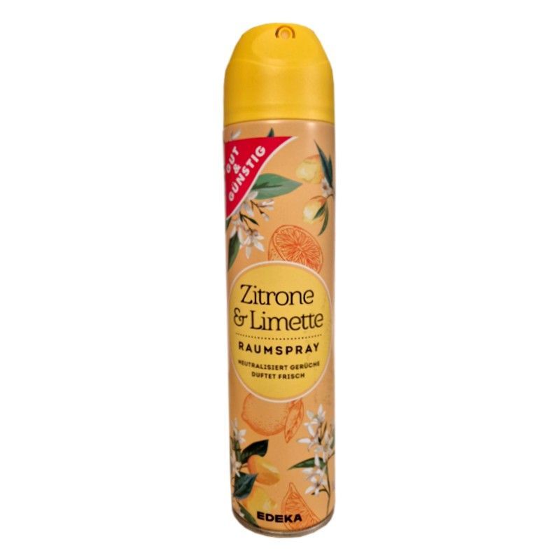 Gut & Gunstig Zitrone & Limette odświeżacz powietrza 300ml