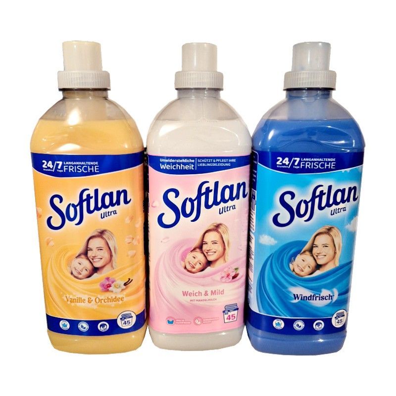 Softlan Ultra płyn do płukania zestaw 3szt