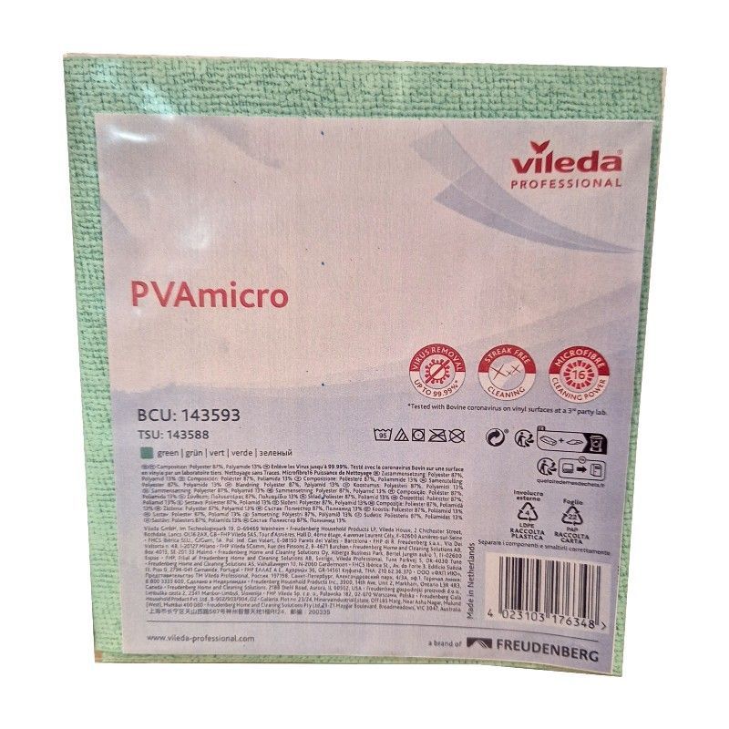 Vileda ścierka PVAmicro Professional zielona 1szt