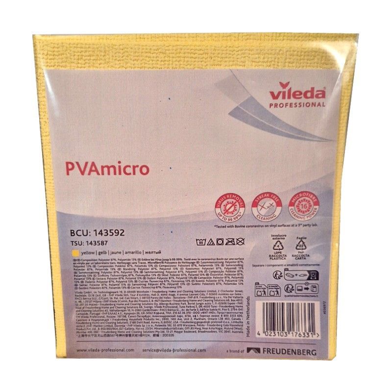 Vileda ścierka PVA Micro Professional żółta 1szt