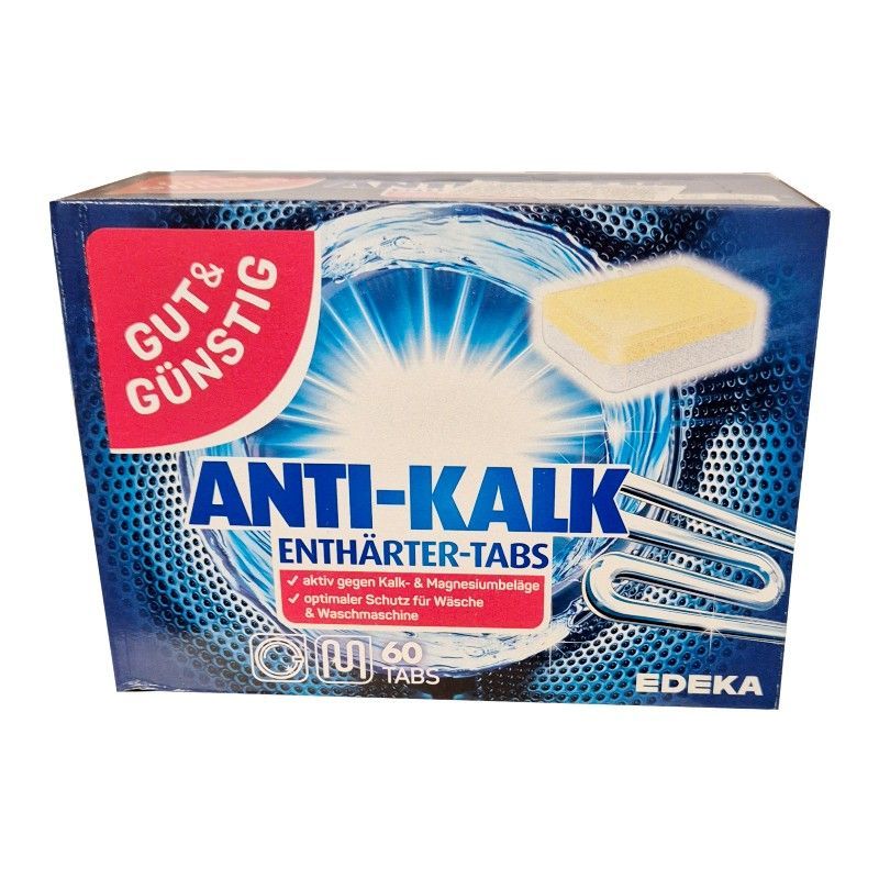 Gut & Gunstig Anti Kalk Tabs tabletki na kamień 60szt